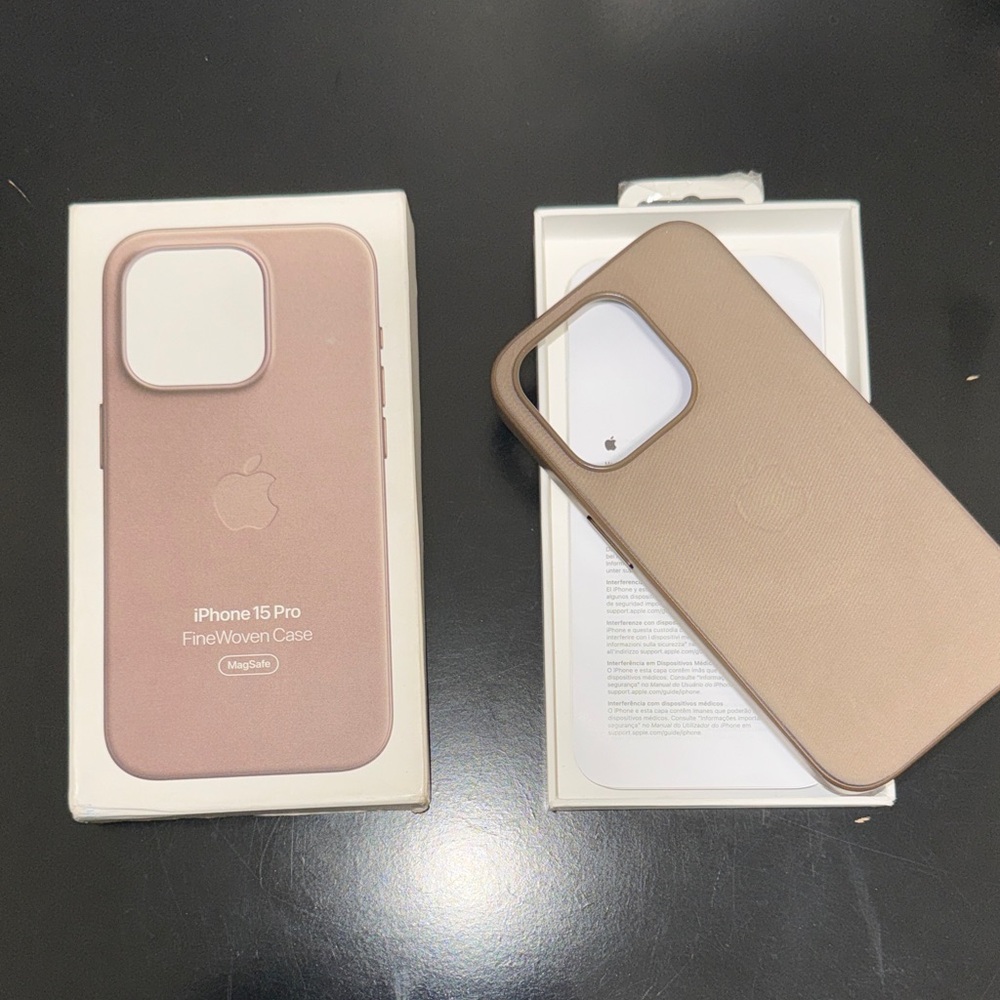 Apple iPhone 15 Pro FineWoven Case - Taupe